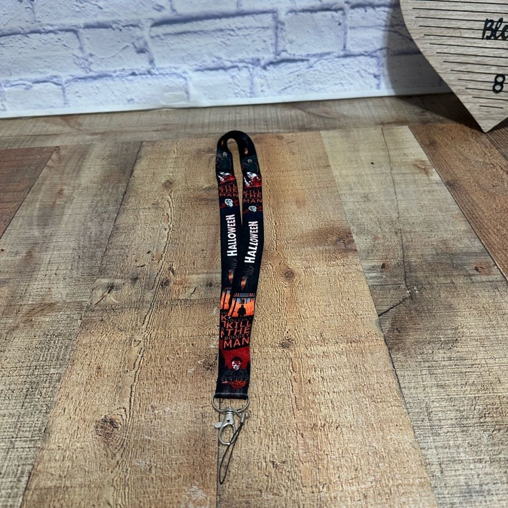 💜 Halloween Michael Myers John Carpenter Horror Movie Neck Lanyard Keychain